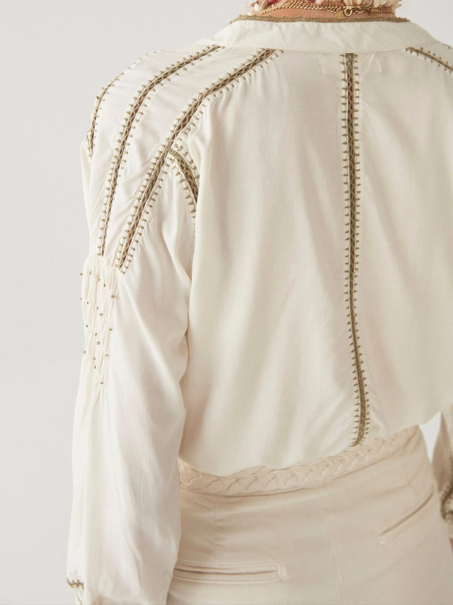 Asha Blouse - Caki - Image 6