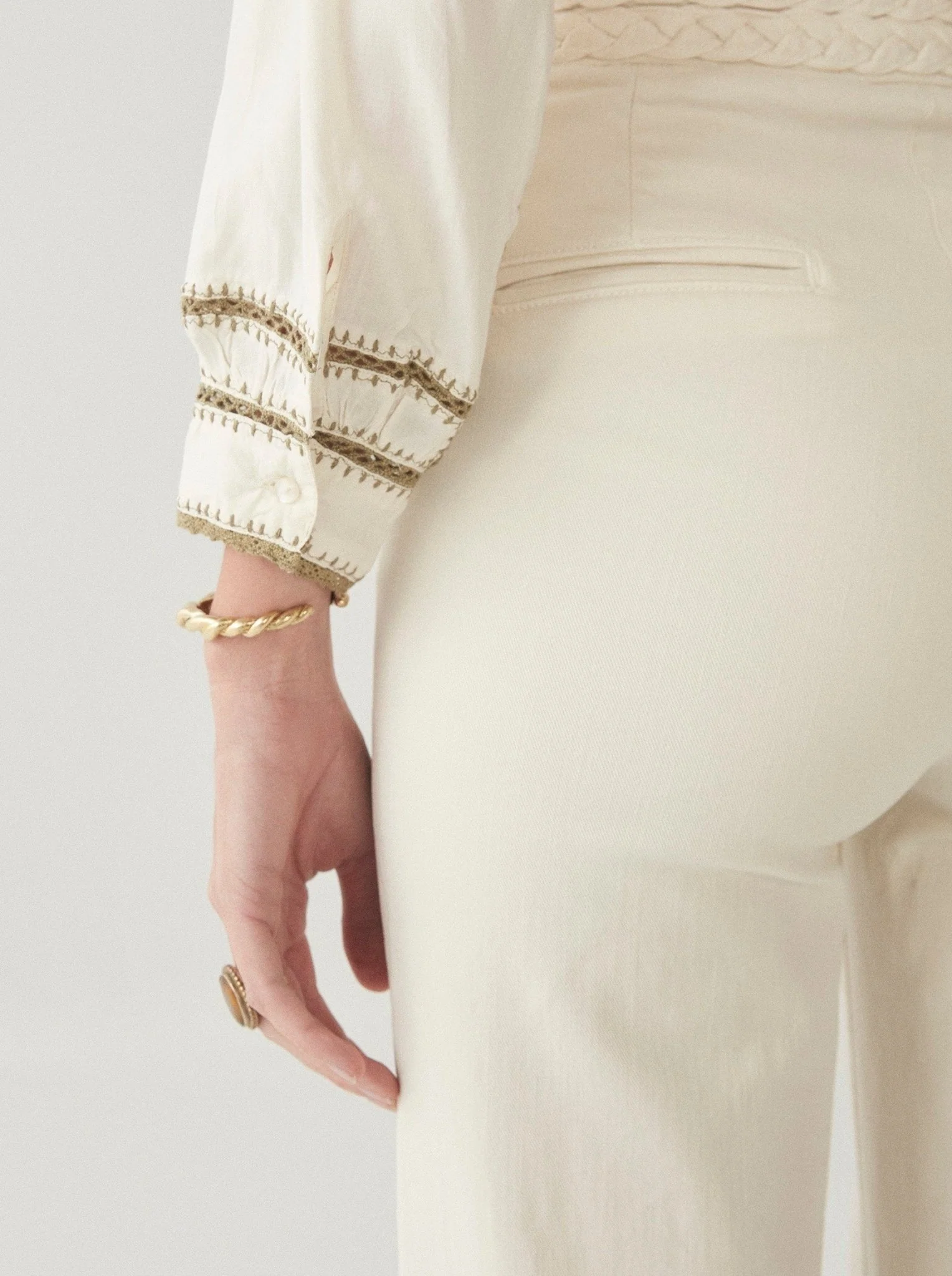 Asha Blouse - Caki - Image 7